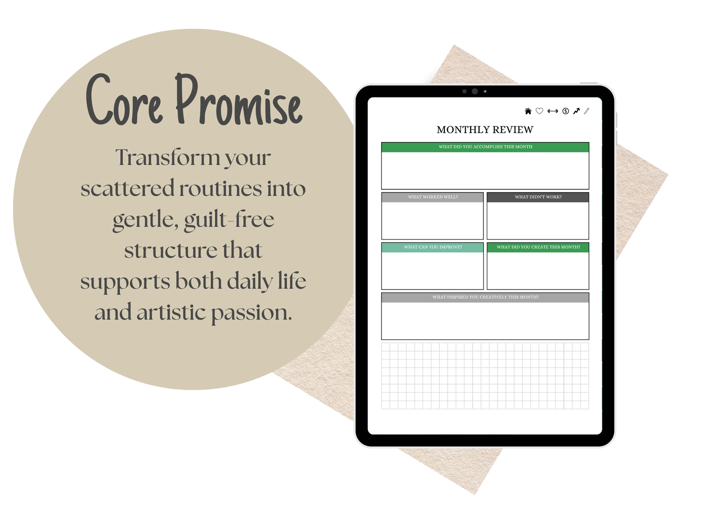 Digital Planner - For The Busy Artist